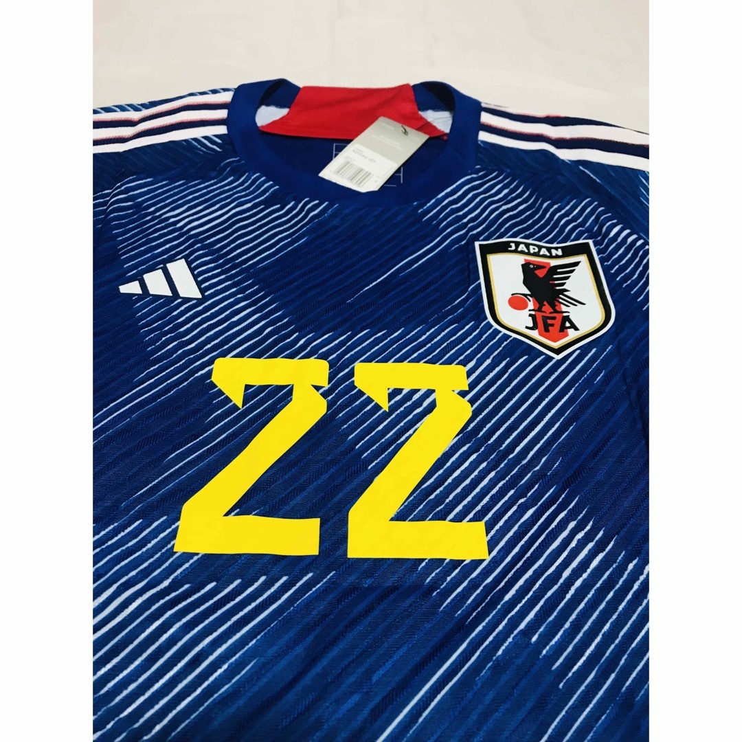 adidas(アディダス)のサッカー日本代表ユニフォーム #22 YOSHIDA (吉田 麻也) M サイズ スポーツ/アウトドアのサッカー/フットサル(ウェア)の商品写真