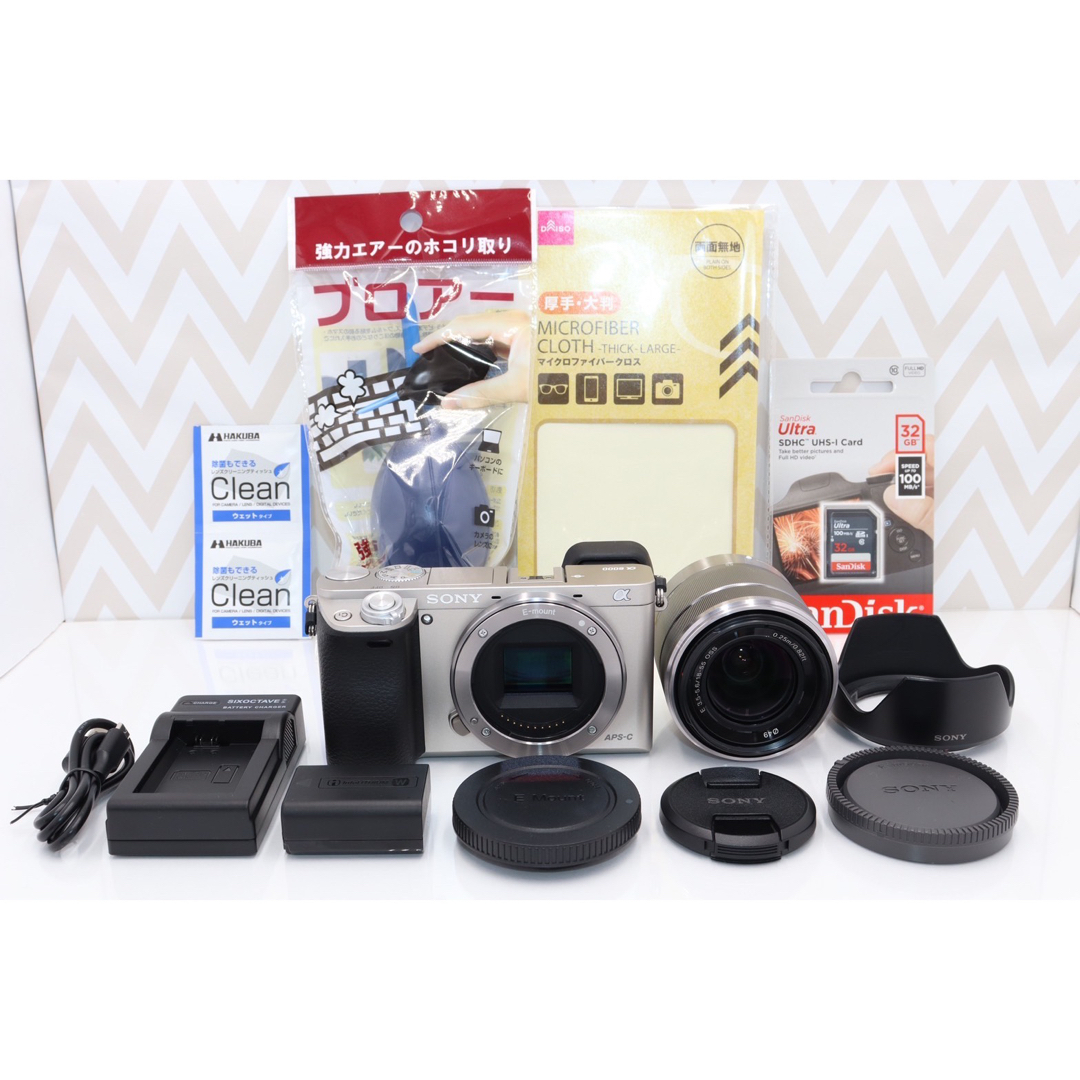 SONY - ⭐️軽量コンパクト⭐️Wi-Fi転送◎⭐️ソニー α6000⭐️の通販