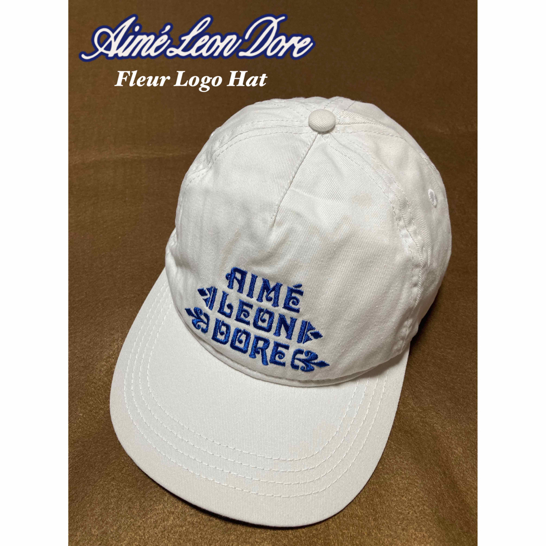 【新品】Aimé Leon Dore／Fleur Logo Hat／ホワイト