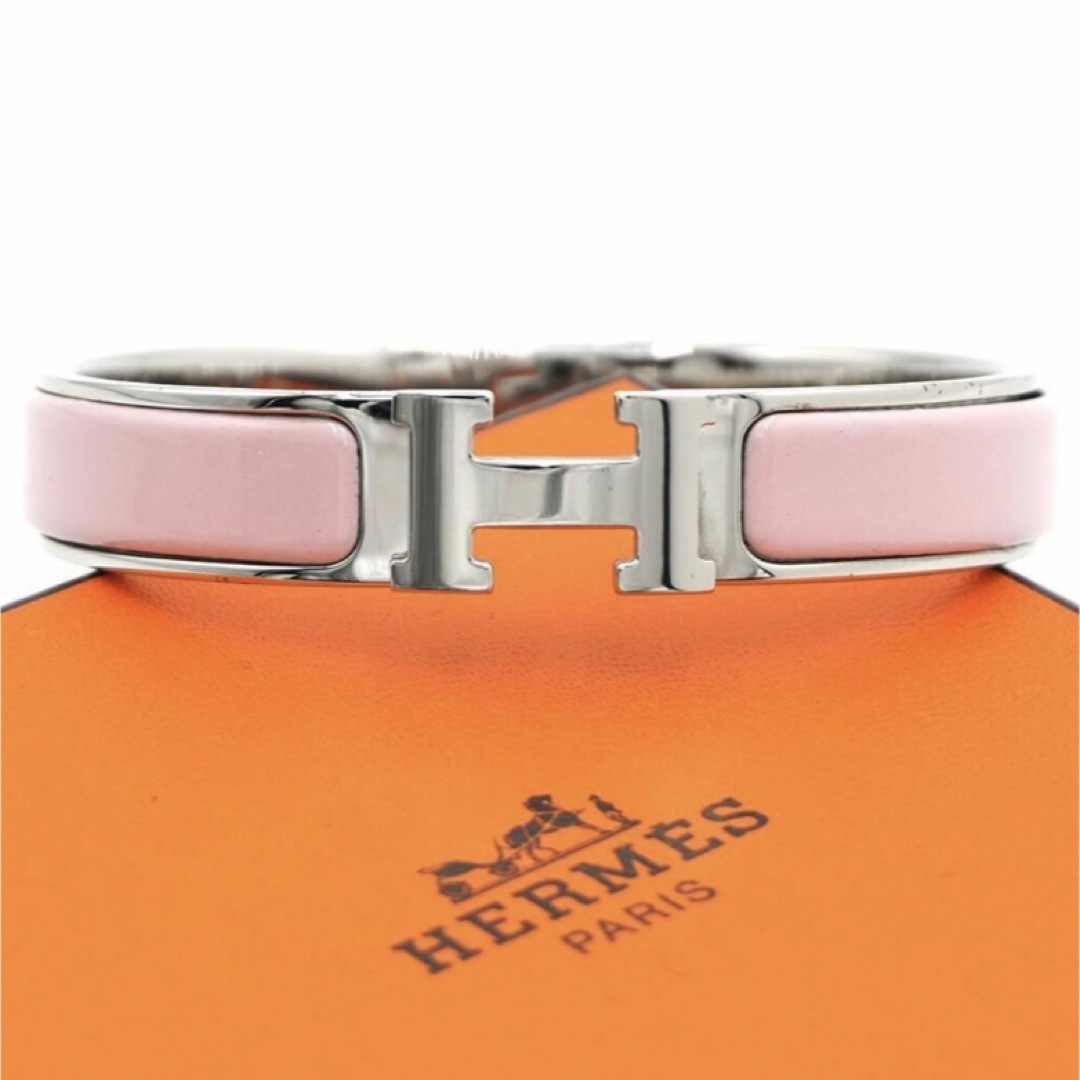 エルメス HERMES クリッククラック ブレスレット ピンク D刻印 ブランド