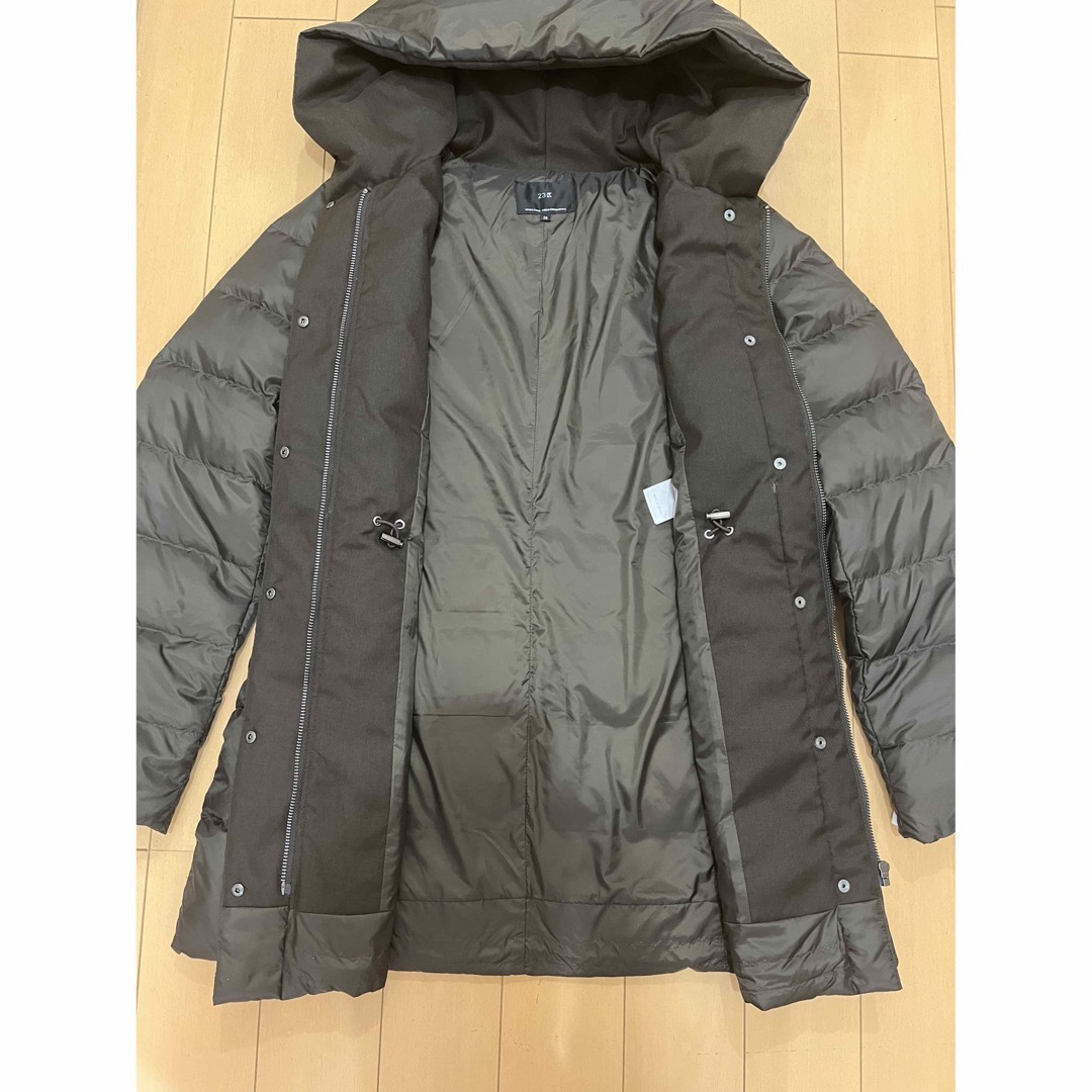 23区 - 23区訳あり【洗える】シレータフタ ショート ダウンコート38の