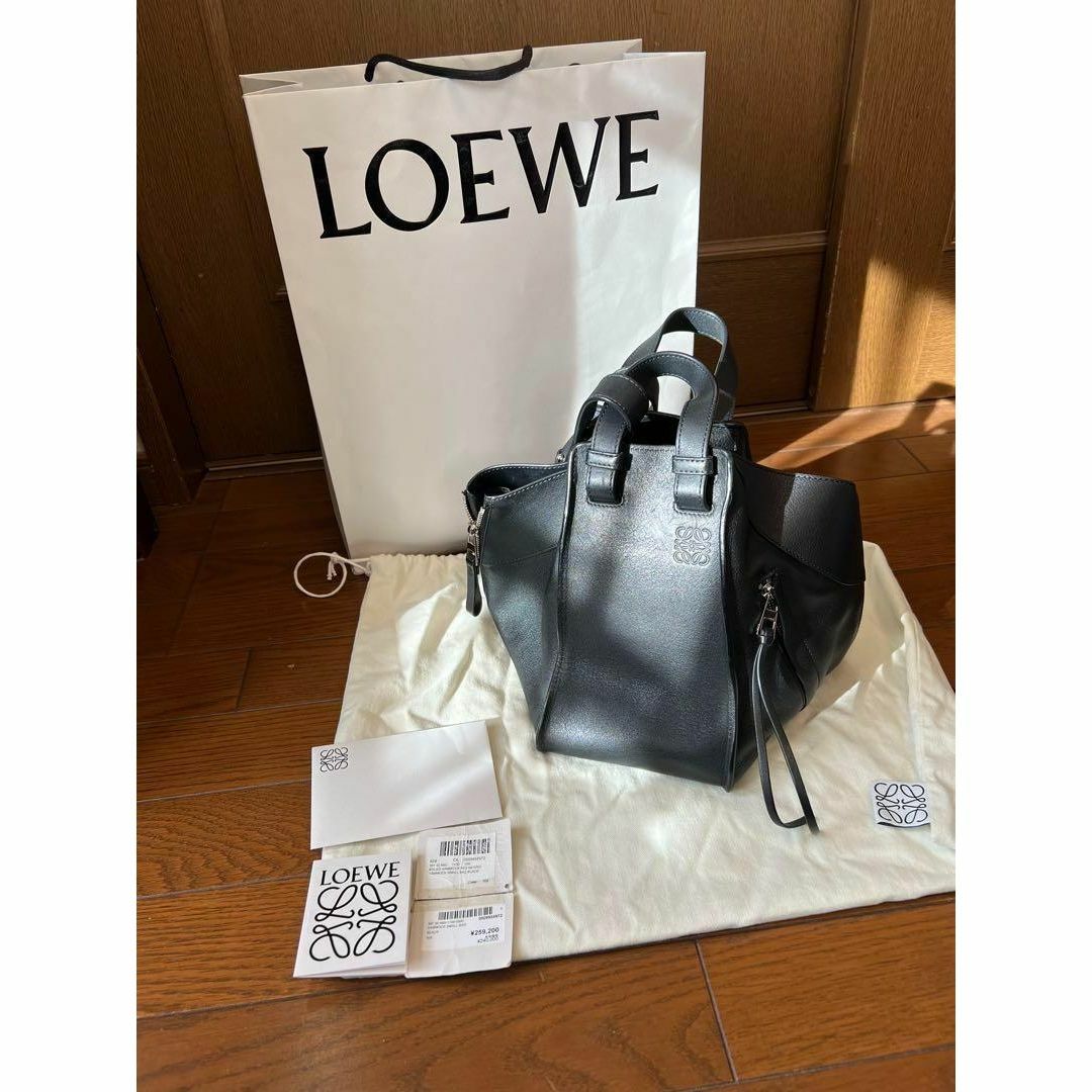 【美品】LOEWE ロエベ ハンモックスモールバッグ