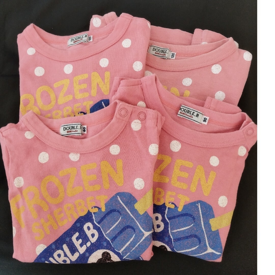 DOUBLE.B - 90 ミキハウス ダブルB 半袖Tシャツの通販 by とことん