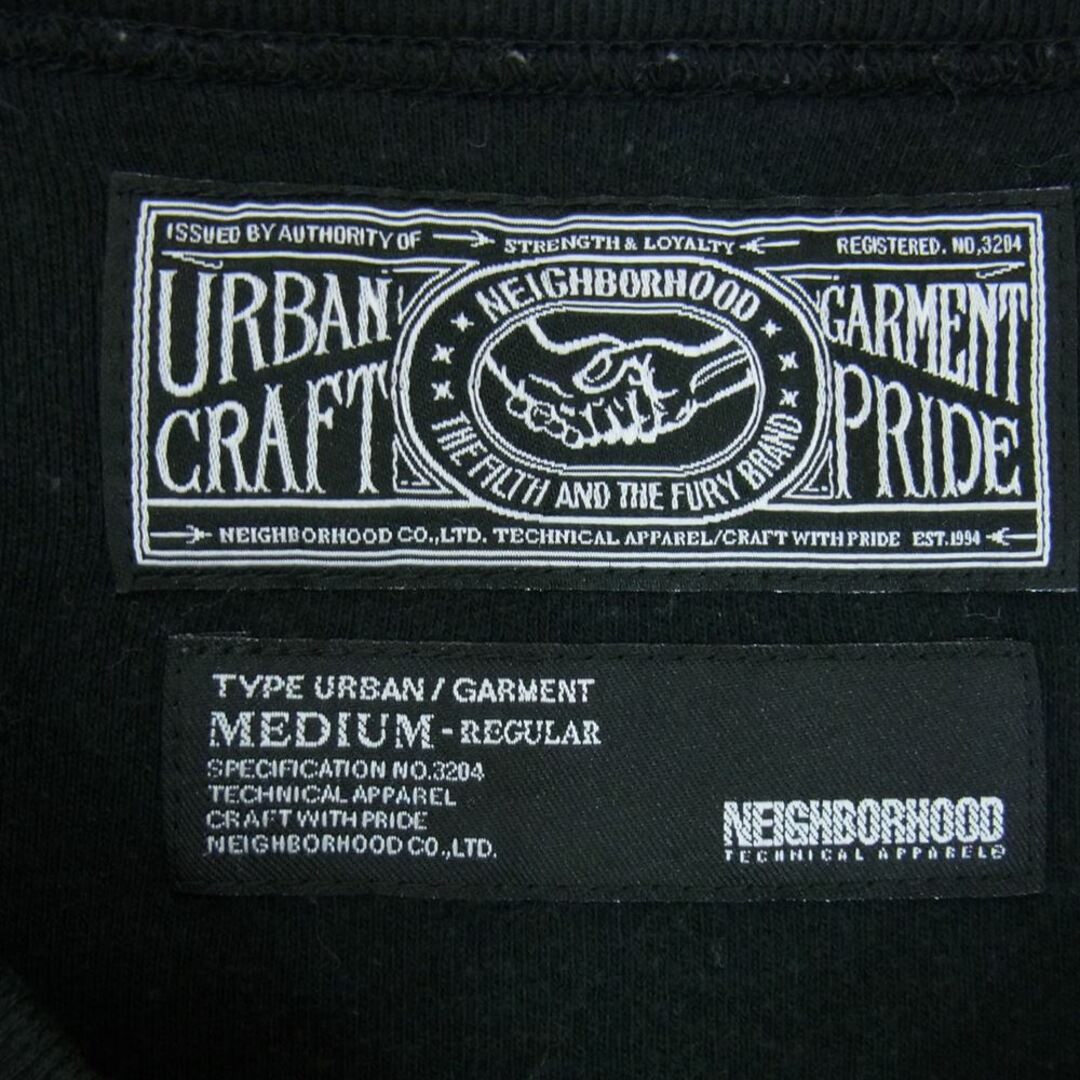 NEIGHBORHOOD(ネイバーフッド)のNEIGHBORHOOD ネイバーフッド KKNH-CS-M01 URBAN GARMENT DELTA プリント 半袖 Tシャツ ブラック系 M【中古】 メンズのトップス(Tシャツ/カットソー(半袖/袖なし))の商品写真