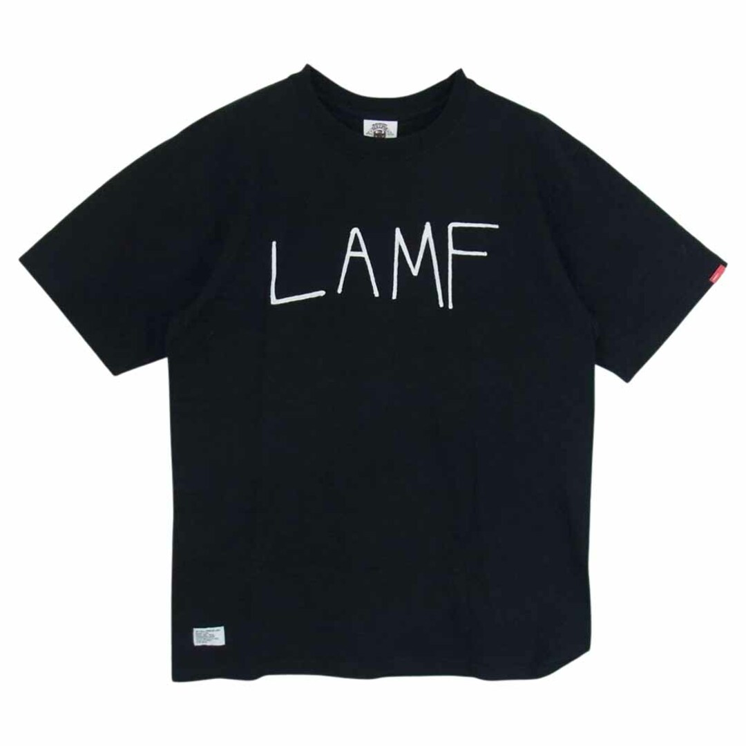 WTAPS ダブルタップス BULLINK社製 LAMF 刺繍 半袖 Tシャツ ブラック系 L