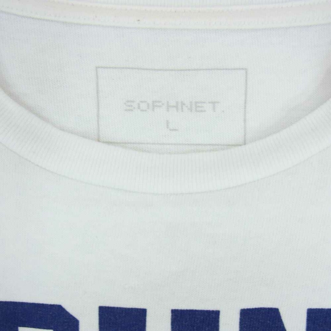 SOPHNET.(ソフネット)のSOPHNET. ソフネット 18AW SOPH-189099 バンダナ ナンバリング ロゴ 半袖 Tシャツ ホワイト系 L【中古】 メンズのトップス(Tシャツ/カットソー(半袖/袖なし))の商品写真