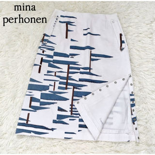 ミナペルホネン chiyo 蝶々mina perhonen スカート　刺繍