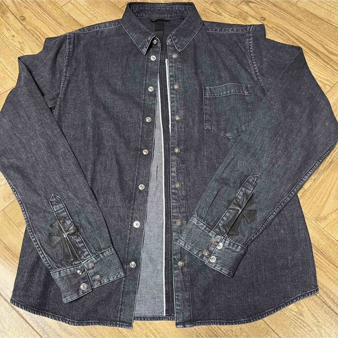 Chrome Hearts Cross Patch Denim Jacket L