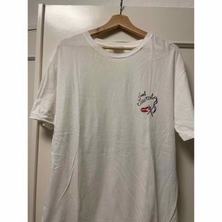 サンローラン(Saint Laurent)のサンローラン  白Tシャツ(Tシャツ(半袖/袖なし))