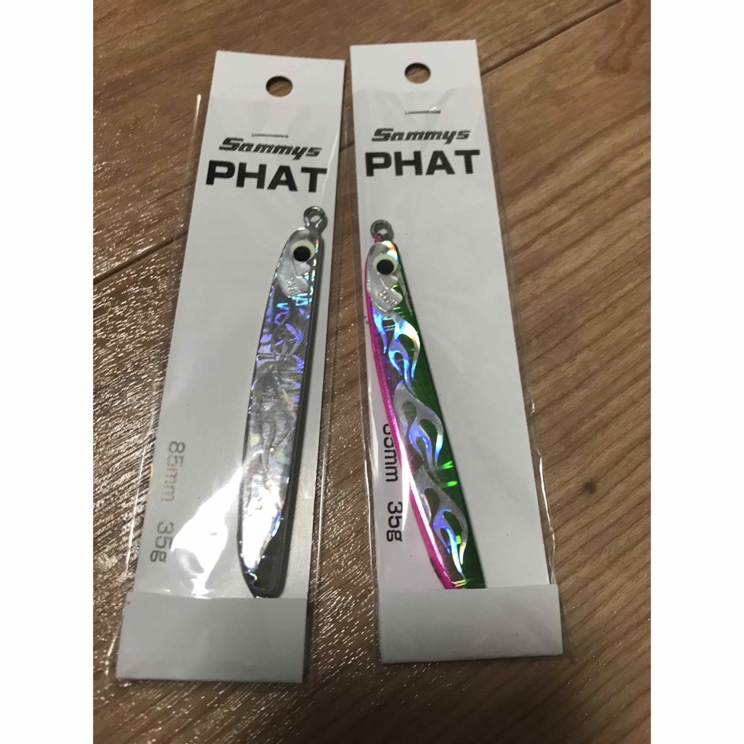 サミーズ　PHAT 35g 最強フラッシングファイヤー　グリーンピンクファイヤー