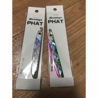 サミーズ　PHAT 35g 最強フラッシングファイヤー　グリーンピンクファイヤー(ルアー用品)