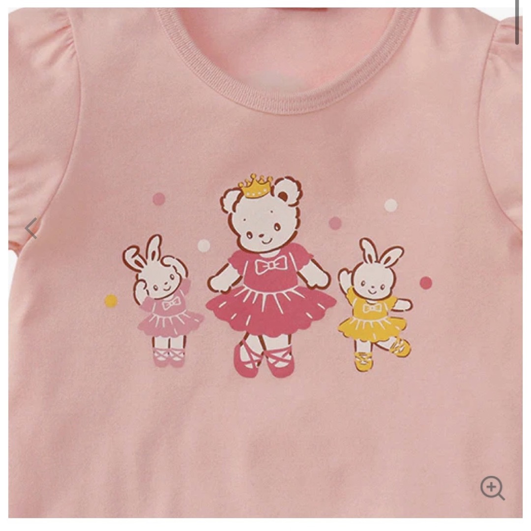 familiar(ファミリア)のfamiliar Tシャツ　100 バレリーナ　リアちゃん　ファミリア　新品 キッズ/ベビー/マタニティのキッズ服女の子用(90cm~)(Tシャツ/カットソー)の商品写真