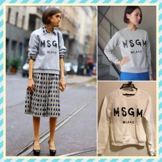 MSGM - MSGM❤️ロゴスウェット確実正規品の通販｜ラクマ