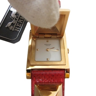 エルメス HERMES タグ付き メドール MEDOR 腕時計 NGA35