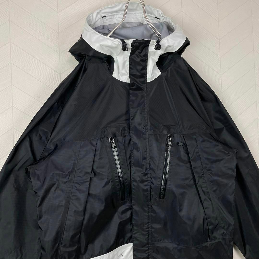 希少 19SS supreme ナイロンジャケット フーディ フードロゴ 黒-