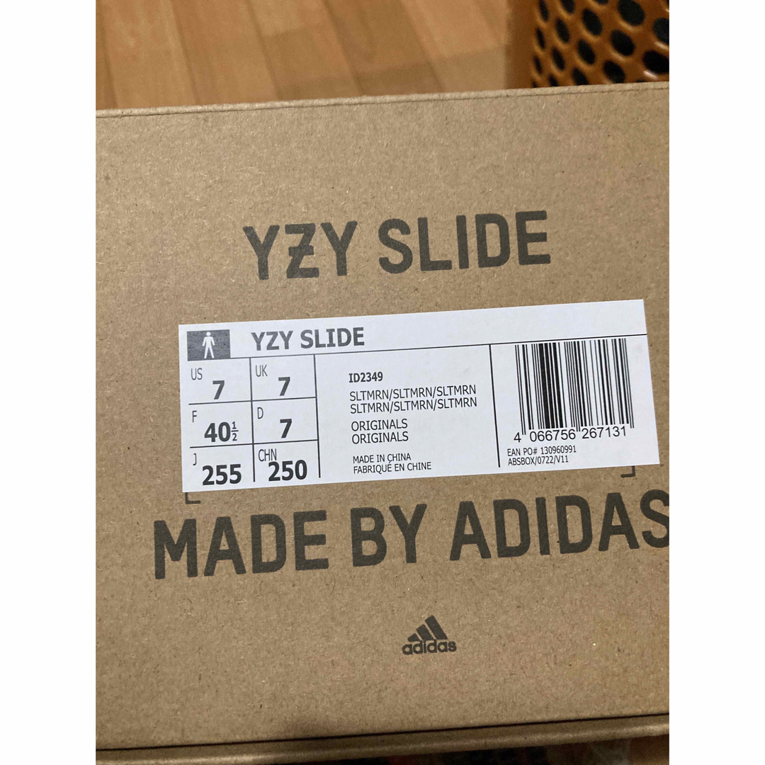 新品 25.5 adidas YEEZY Slide Slate Marine