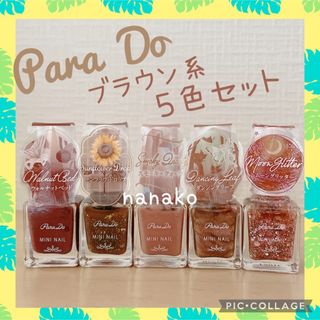 パラドゥ(Parado)のPara  Do  ミニネイル  ブラウン系５色セット(マニキュア)