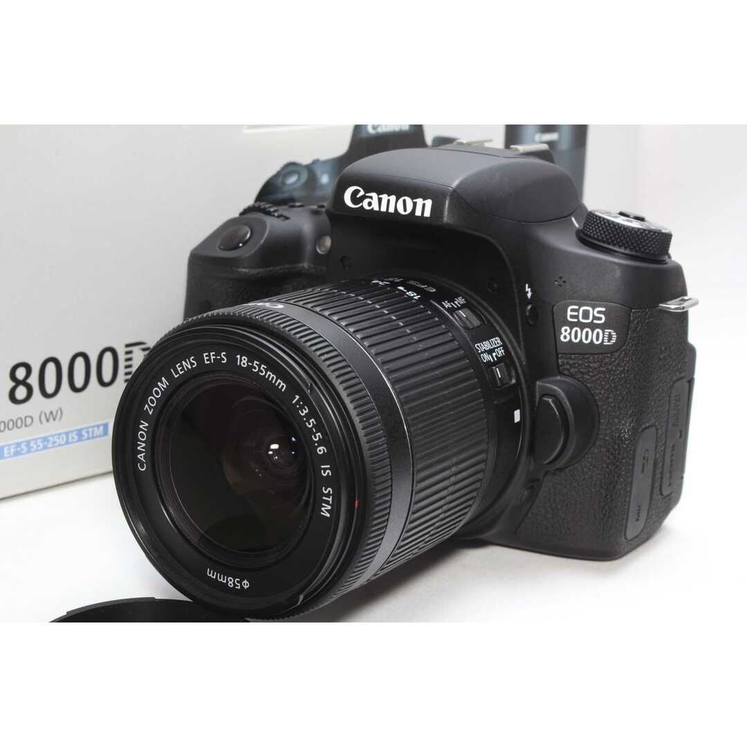 カメラCANON EOS 8000D EF-S 18-55  EF-S 55-250