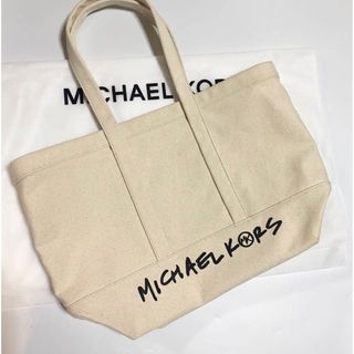 マイケルコース(Michael Kors)の【ラージサイズ】マイケルコース A4OK！ キャンバス トート 保存袋付(トートバッグ)