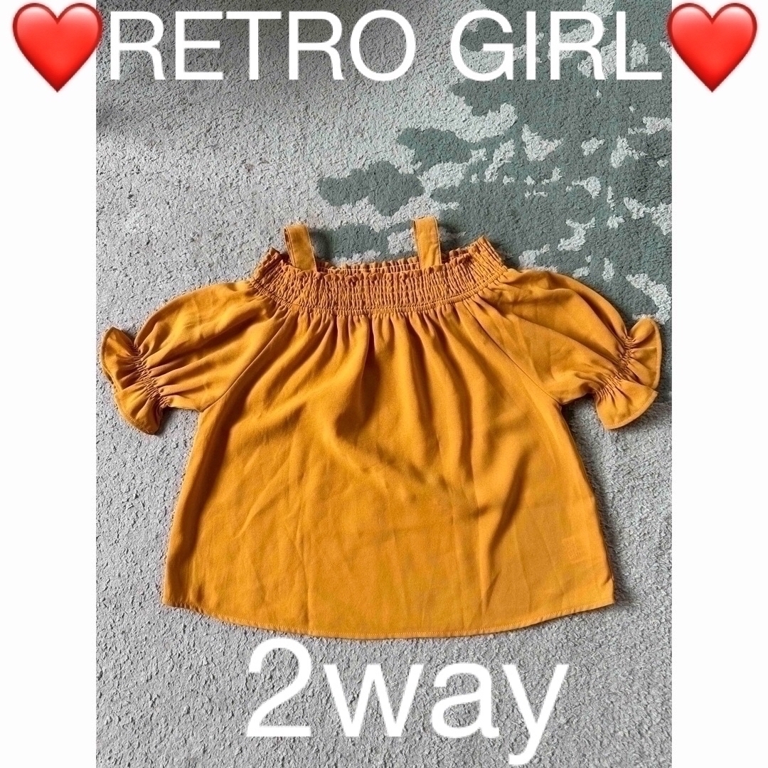 RETRO GIRL(レトロガール)の❤️RETRO GIRL❤️レトロガール❤️トップス❤️ レディースのトップス(カットソー(半袖/袖なし))の商品写真