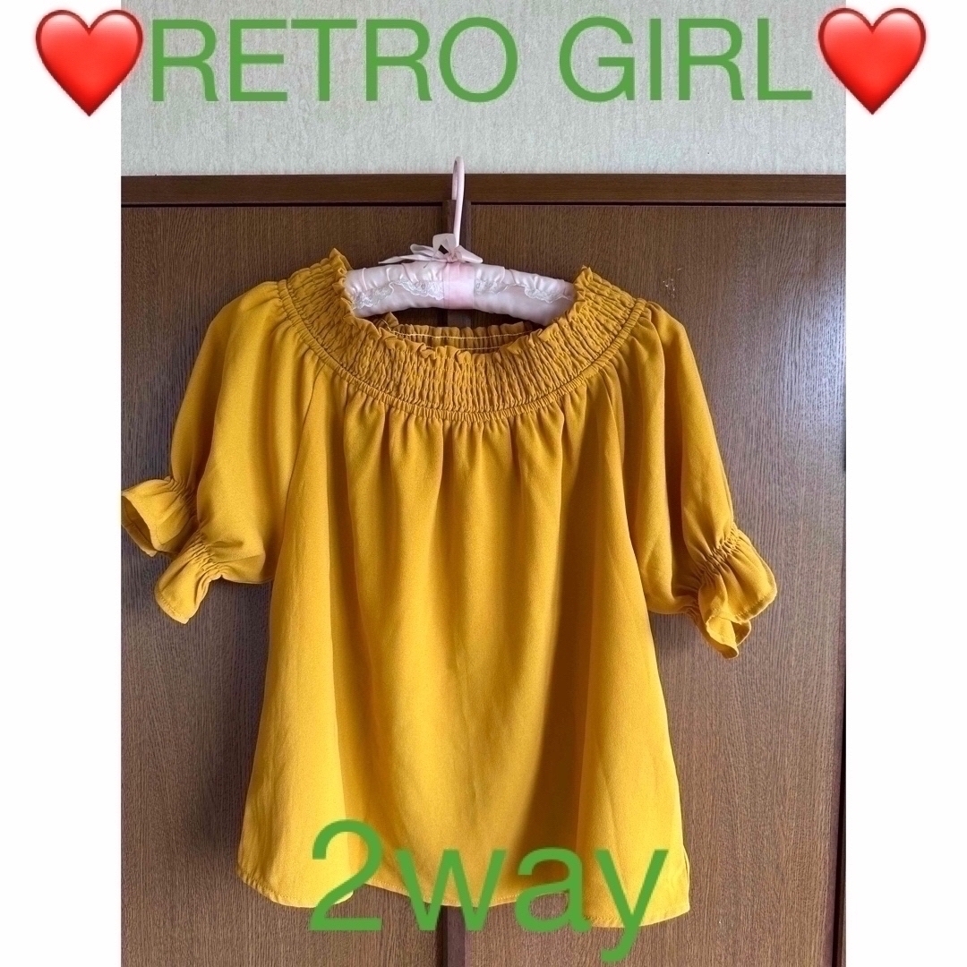 RETRO GIRL(レトロガール)の❤️RETRO GIRL❤️レトロガール❤️トップス❤️ レディースのトップス(カットソー(半袖/袖なし))の商品写真
