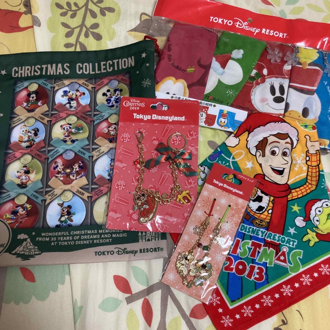ディズニークリスマスセット エンタメ/ホビーのおもちゃ/ぬいぐるみ(キャラクターグッズ)の商品写真