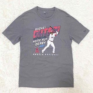 ニューエラー(NEW ERA)の【美品】大谷翔平 ホームランダービー記念Tシャツ M 2021 MLB公式(記念品/関連グッズ)