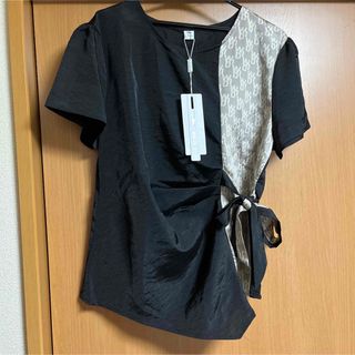 カットソー  ブラウス　2XL(カットソー(半袖/袖なし))