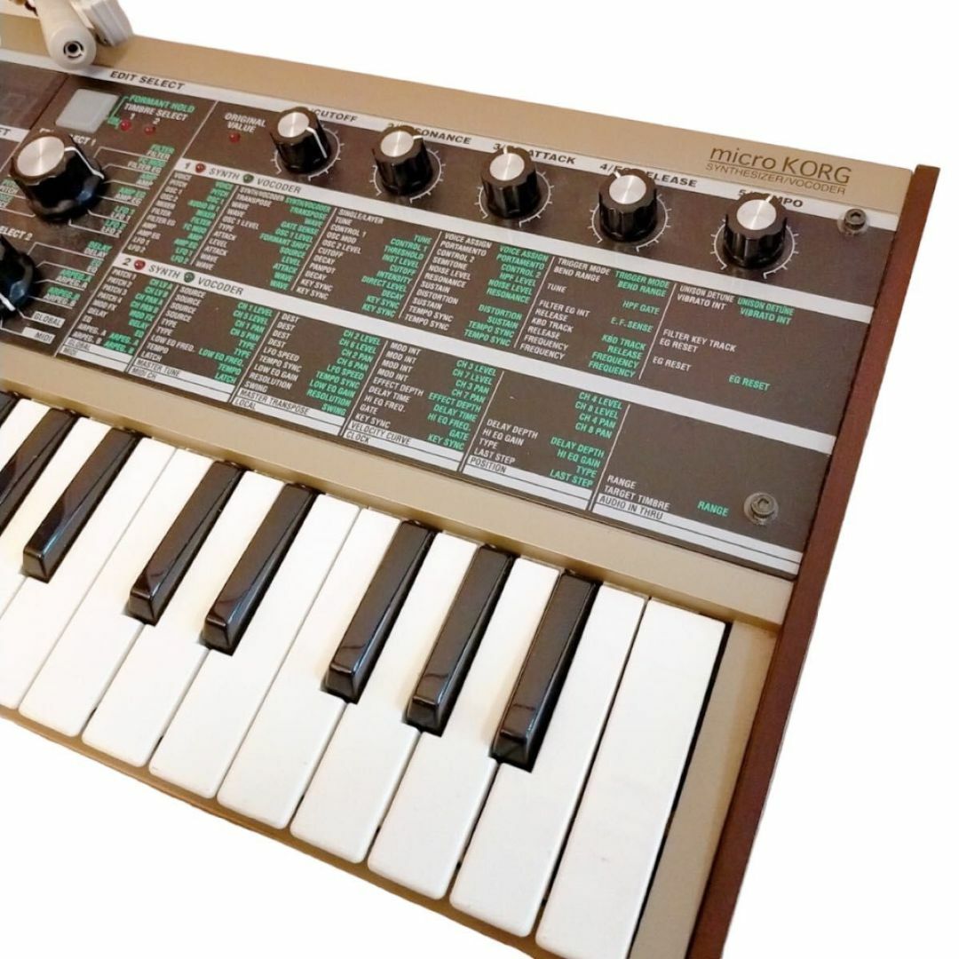 KORG(コルグ)のレア【限定】KORG microkorg リバースカラー 楽器の鍵盤楽器(キーボード/シンセサイザー)の商品写真