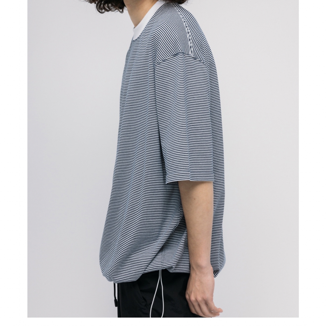 sumari HEMCODE BORDER T-SHIRT