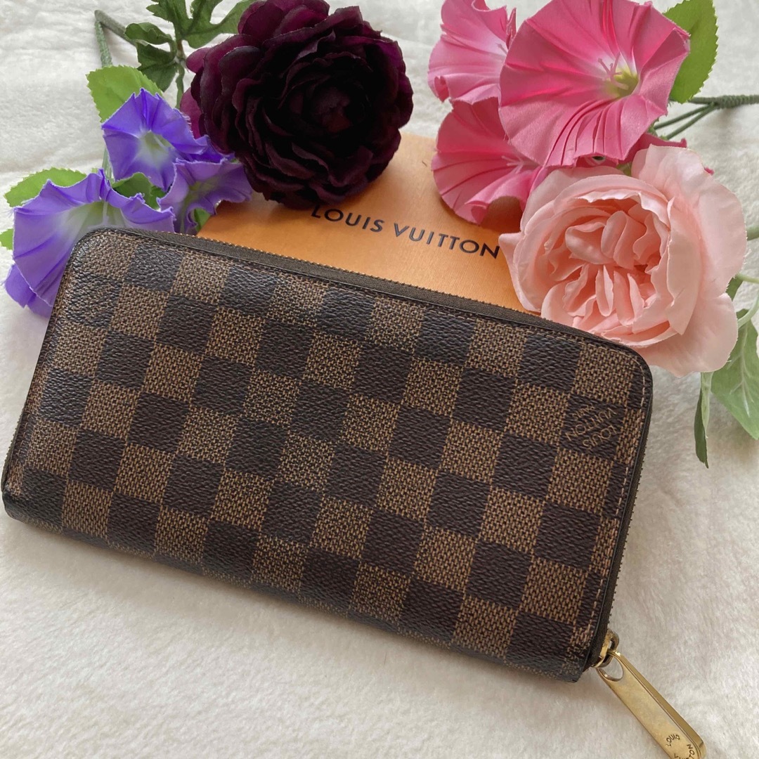 LOUIS VUITTON - 外観美品 ルイヴィトン ダミエ ジッピーウォレット
