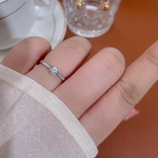 天然ダイヤモンドリング0.95ct　k18