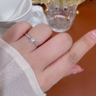 天然ダイヤモンドリング0.95ct　k18