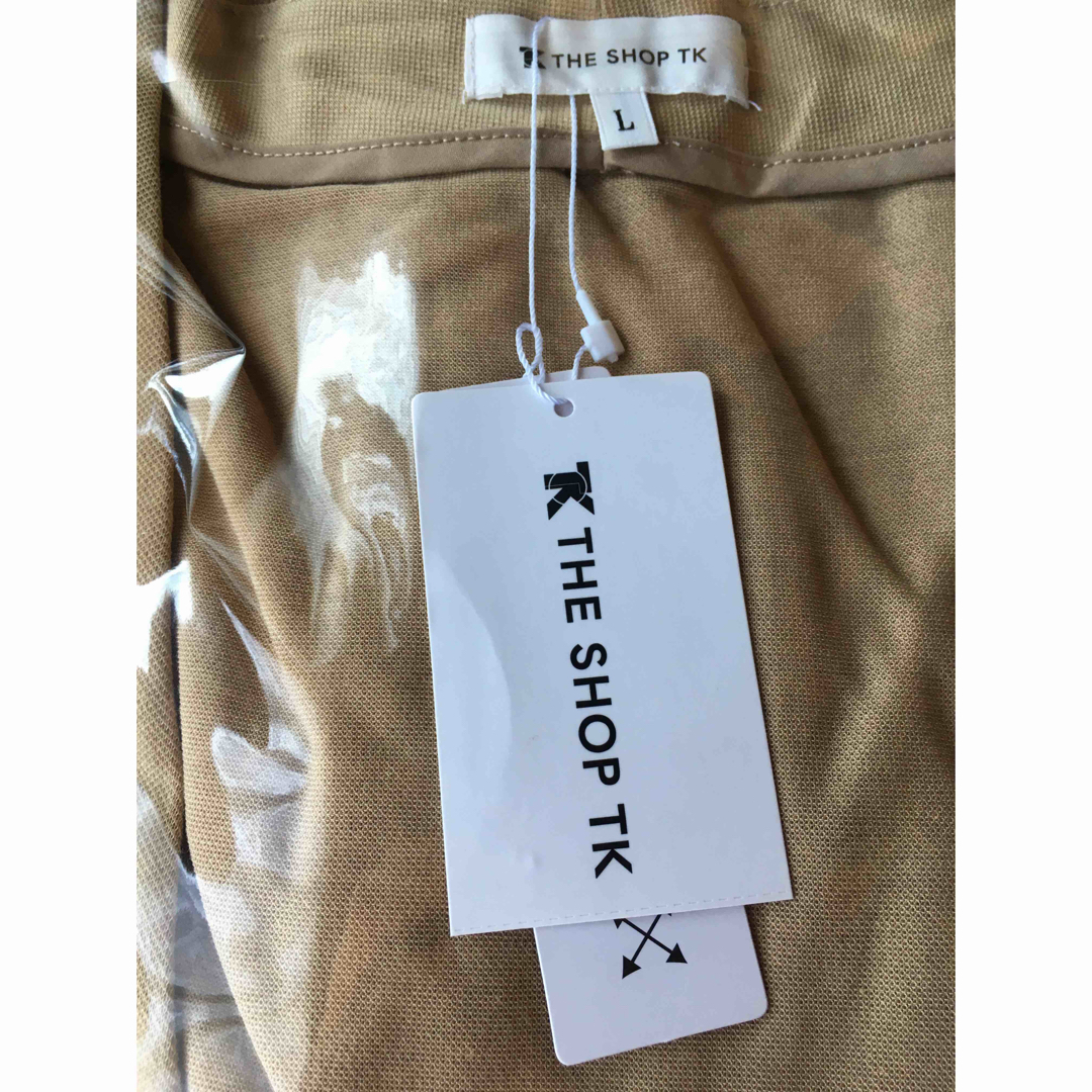 本物タケオキクチtkショールカラーカーディガンクルミボタン半袖TシャツSメンズ