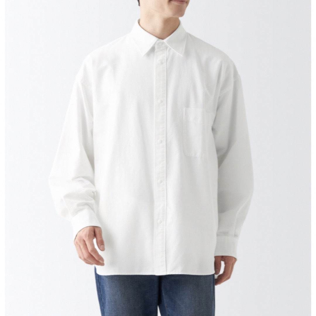 MUJI (無印良品)(ムジルシリョウヒン)の無印良品　洗いざらしオックス シャツジャケット 2色セット メンズのトップス(シャツ)の商品写真