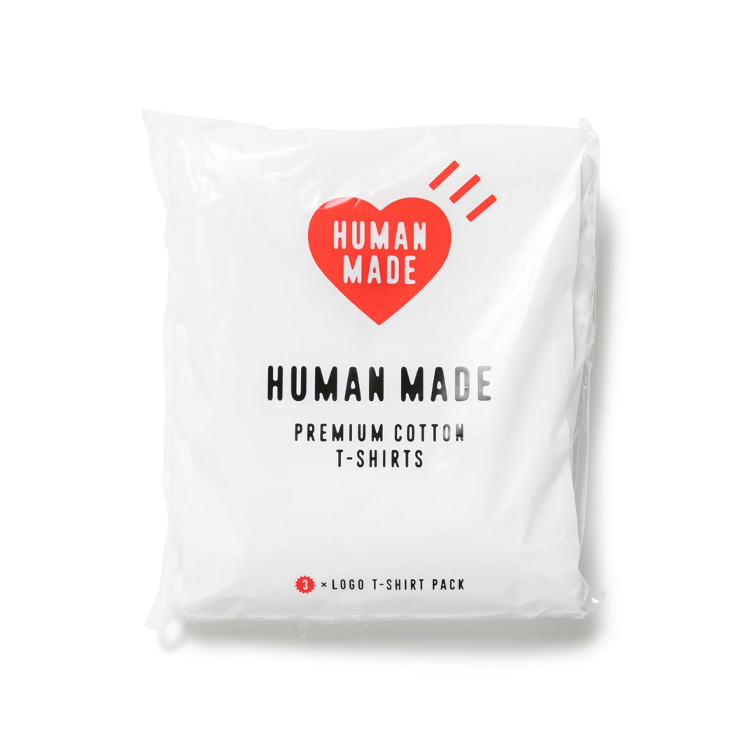 human made 3PACK T-SHIRT SET M White