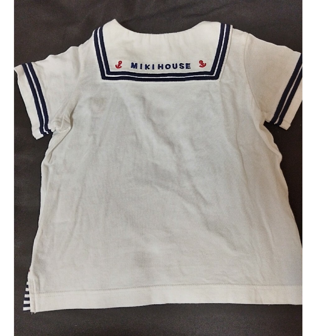 mikihouse(ミキハウス)の90 ミキハウス 半袖Tシャツ マリン キッズ/ベビー/マタニティのキッズ服男の子用(90cm~)(Tシャツ/カットソー)の商品写真