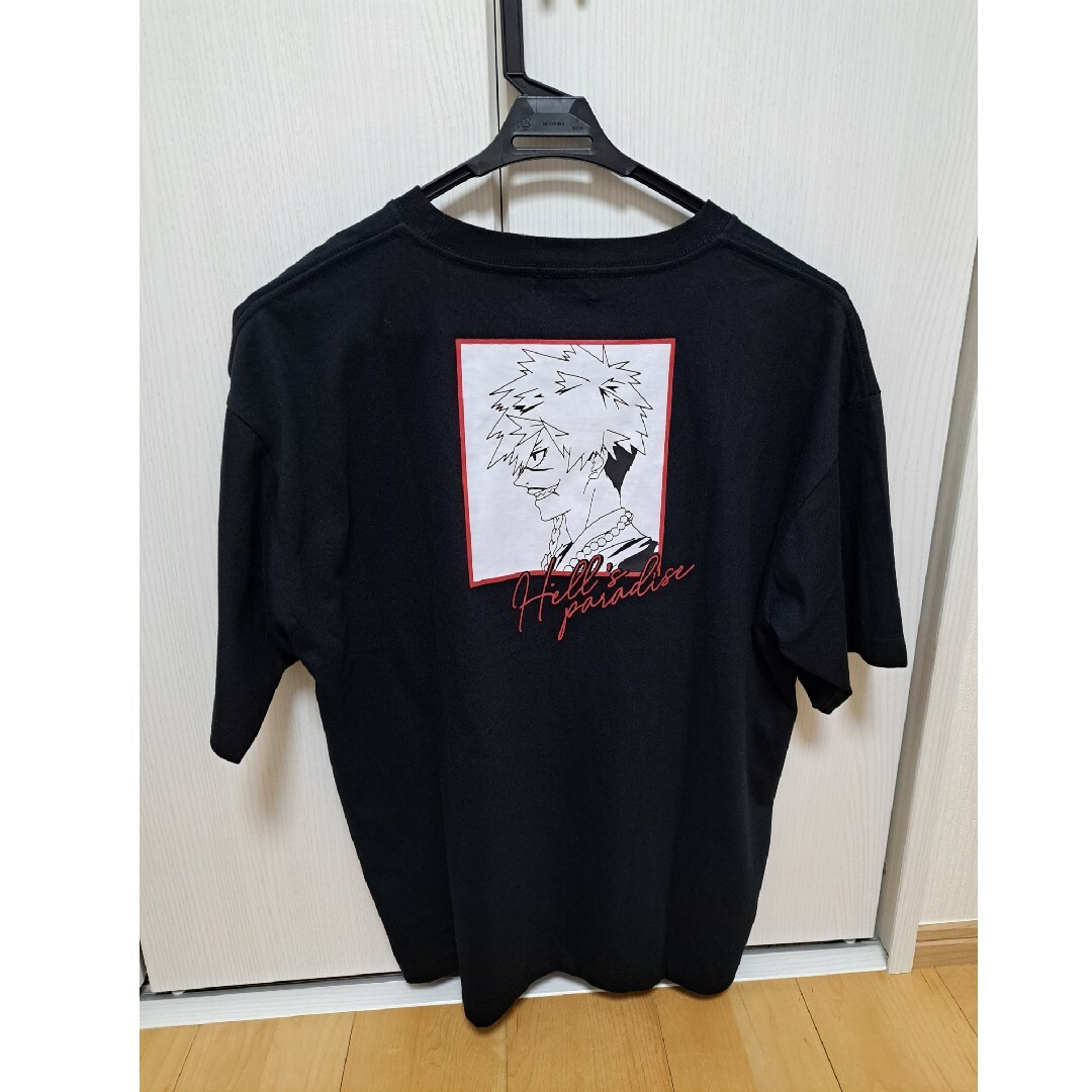 しまむら(シマムラ)の【新品タグ付】地獄楽 弔兵衛バックプリントビックシルエットTシャツ Mサイズ 黒 メンズのトップス(Tシャツ/カットソー(半袖/袖なし))の商品写真