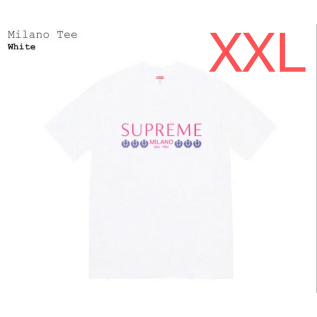 【白XXL】Milano Tee  SUPREME