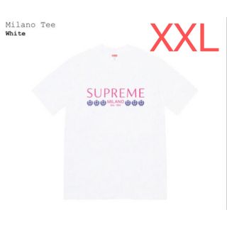 シュプリーム(Supreme)の【白XXL】Milano Tee  SUPREME (Tシャツ/カットソー(半袖/袖なし))