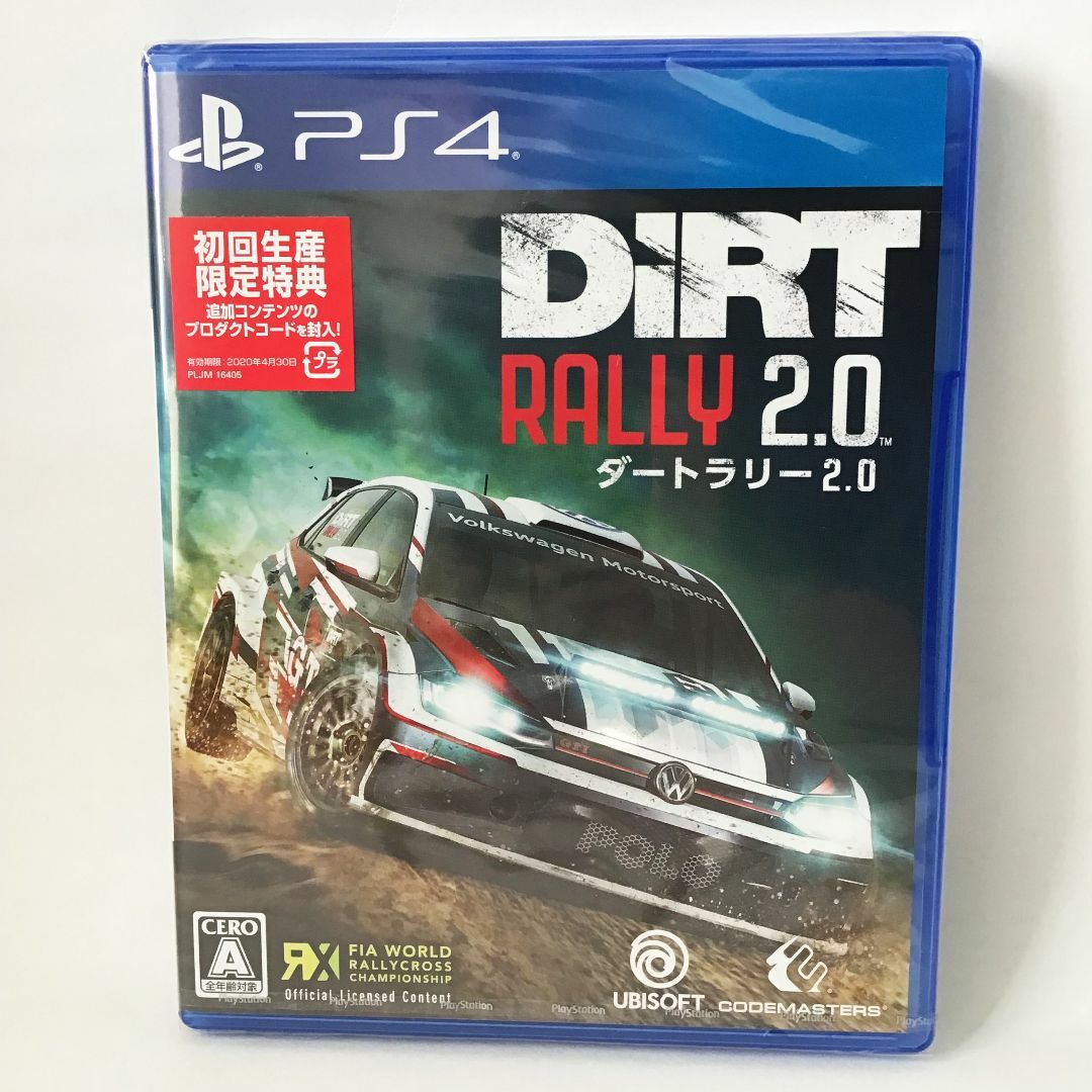 ゲームソフト/ゲーム機本体ダートラリー2.0 PS4 新品 未開封 匿名配送