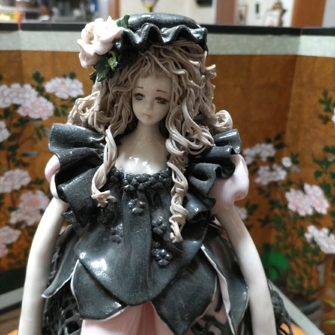 少女の人形 陶器 手作り - 工芸品