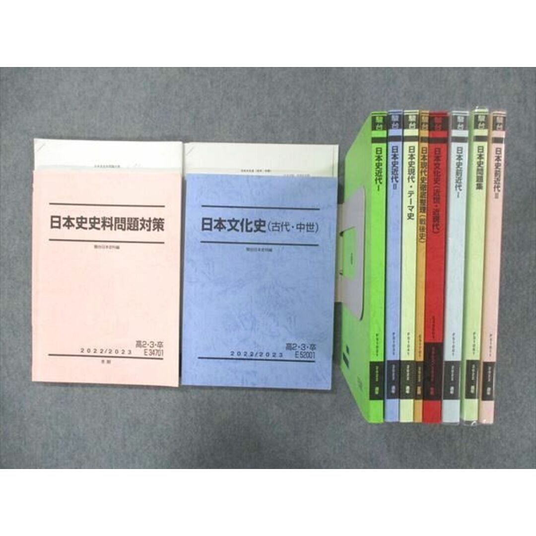 UJ13-062 駿台 日本史 近代/現代/文化史/テーマ史 テキスト 問題集