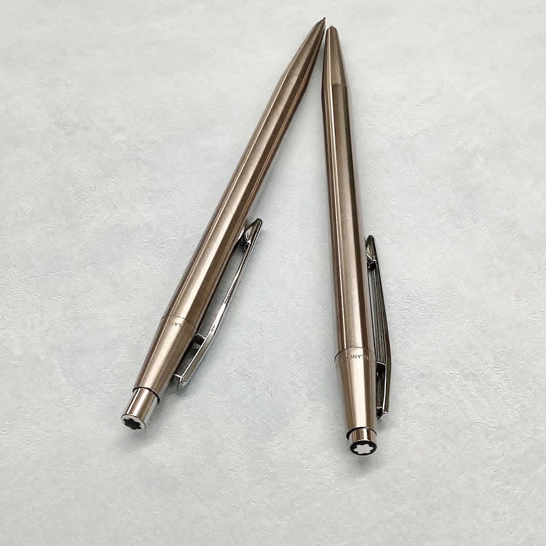 (美品)MONTBLANC モンブランボールペンノブレス金トリム