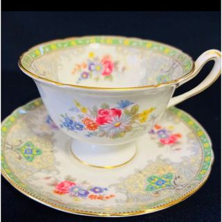 エインズレイ(Aynsley China)のshelley シェリー  ジョージアン グリーン　ゲインズボロシェイプ(食器)