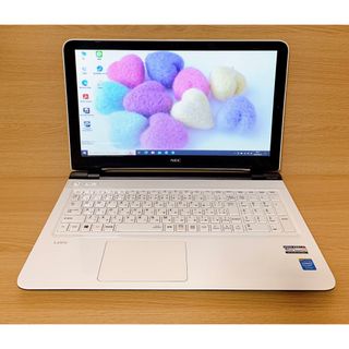 カメラ付PC✨ノートパソコン　人気のNEC✨薄型✨Bluetooth付き✨美品