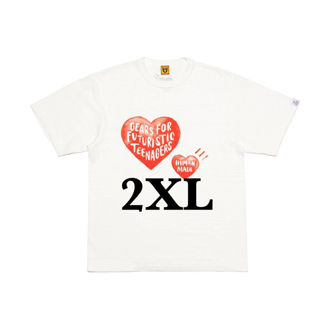 2XL】Human Made GRAPHIC T-SHIRT #4 ヒューマンメイド Tee WHITE 2XL-