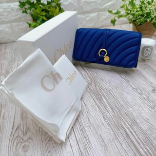 クロエ 長財布 財布(レディース)(ブルー・ネイビー/青色系)の通販 55