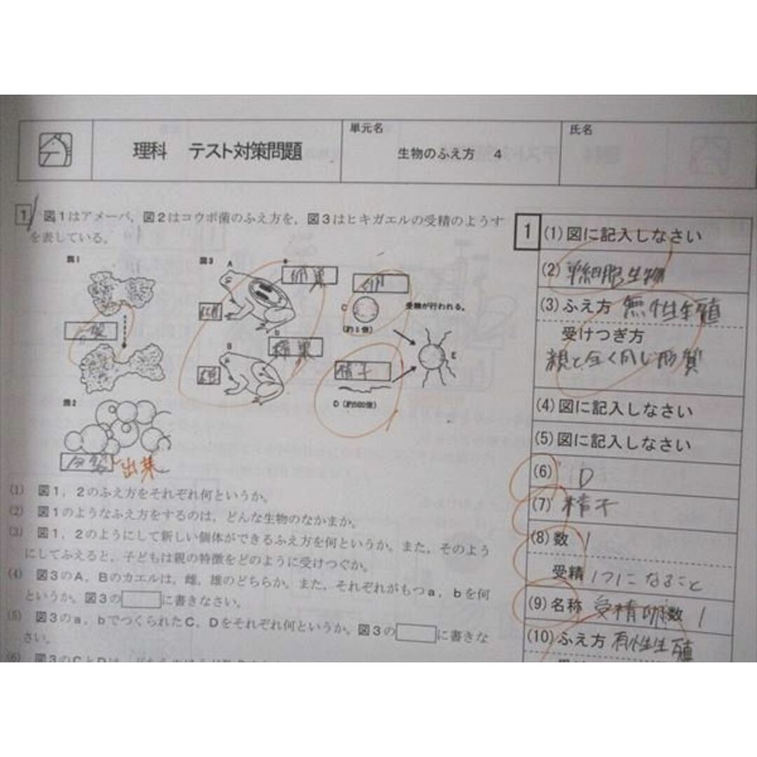 UK04-076 馬渕教室 中3 理科 Final/Live Navi Note/定期テスト対策問題集/資料集他 テキスト 2022 計6冊 56R2D