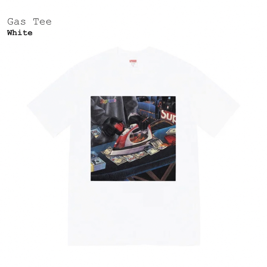 Tシャツ/カットソー(半袖/袖なし)supreme Gas tee TシャツSサイズ Supreme WHITE